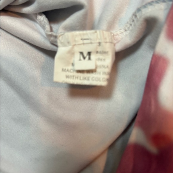 Fun tie dye sweatshirt with hood. Pink and blues - Picture 3 of 3